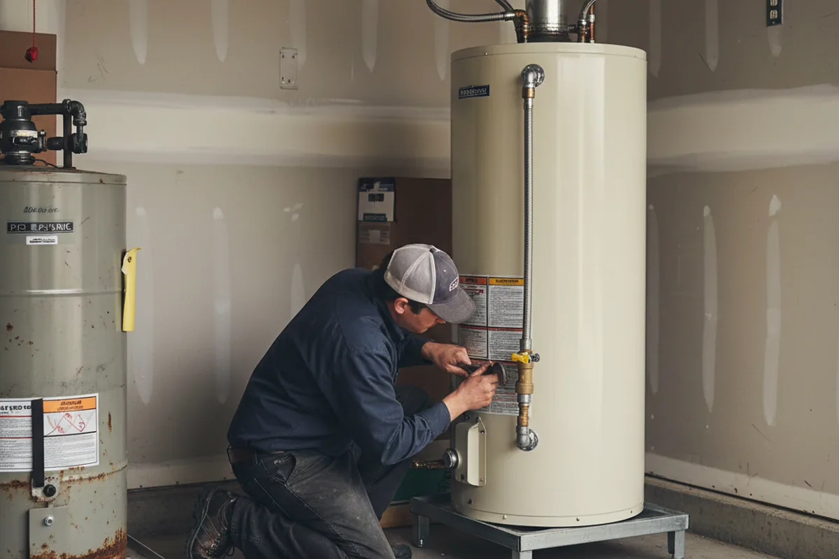 Water heater and shutoff valve replacement in Gainesville